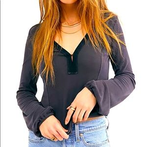 Free People Best Friend Henley Size M